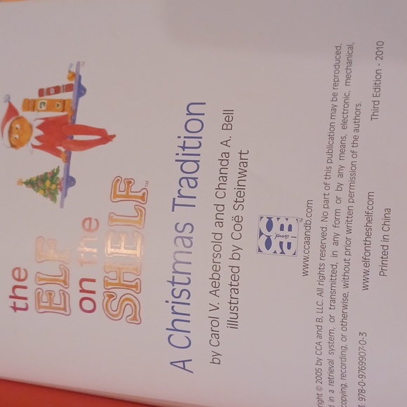 The Elf on the Shelf Christmas Tradition Book - Picture 2 of 3